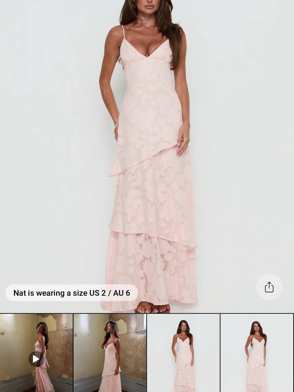 Princess Polly Lyricah Tie Back Maxi